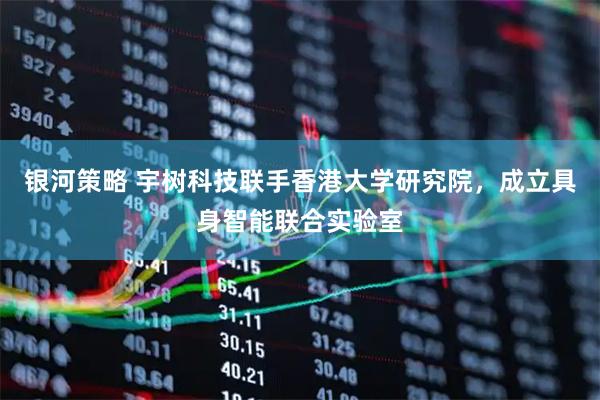 银河策略 宇树科技联手香港大学研究院，成立具身智能联合实验室
