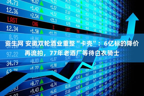 资生网 安徽双轮酒业重整“卡壳”：6亿标的降价再流拍，77年老酒厂等待白衣骑士