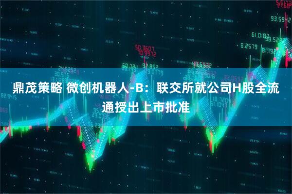 鼎茂策略 微创机器人-B：联交所就公司H股全流通授出上市批准