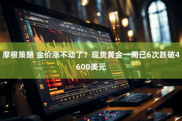摩根策酪 金价涨不动了？现货黄金一周已6次跌破4600美元